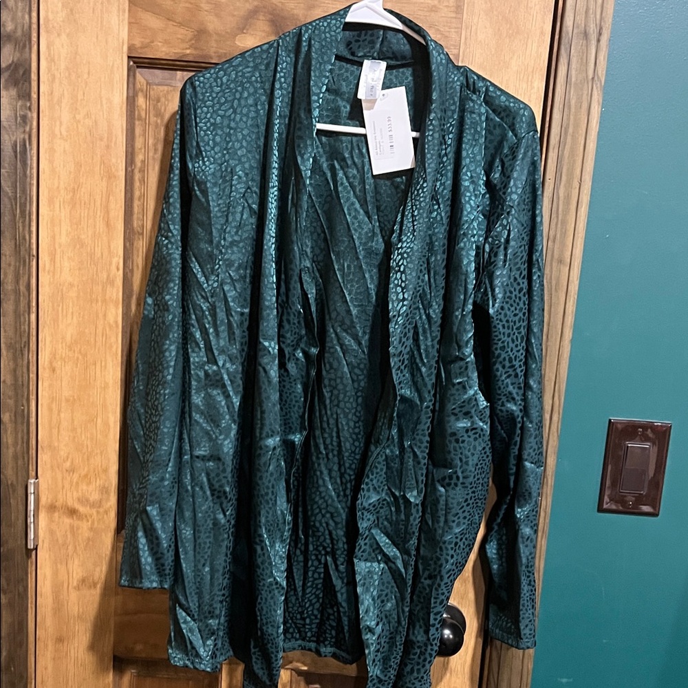 Acting Pro Teal Textured Women's Blazer